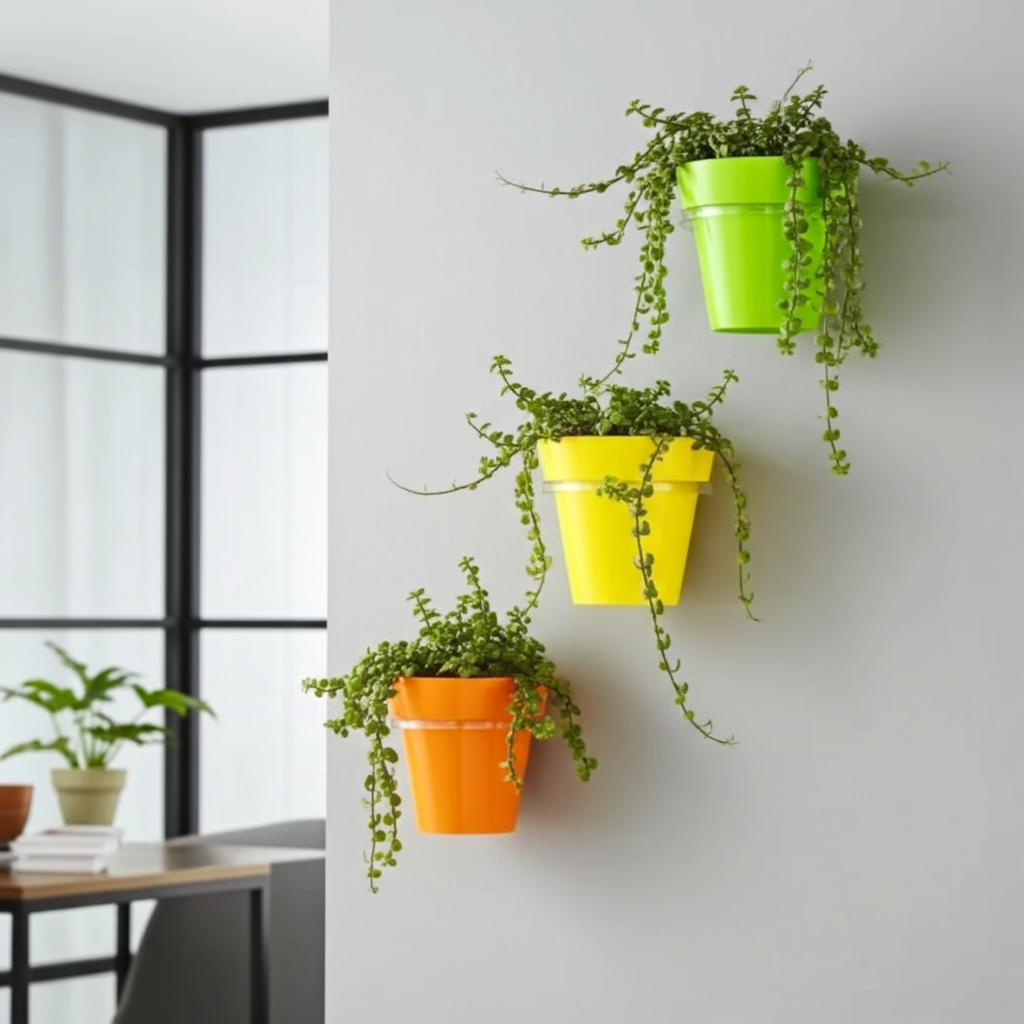 Decorative planters for balcony