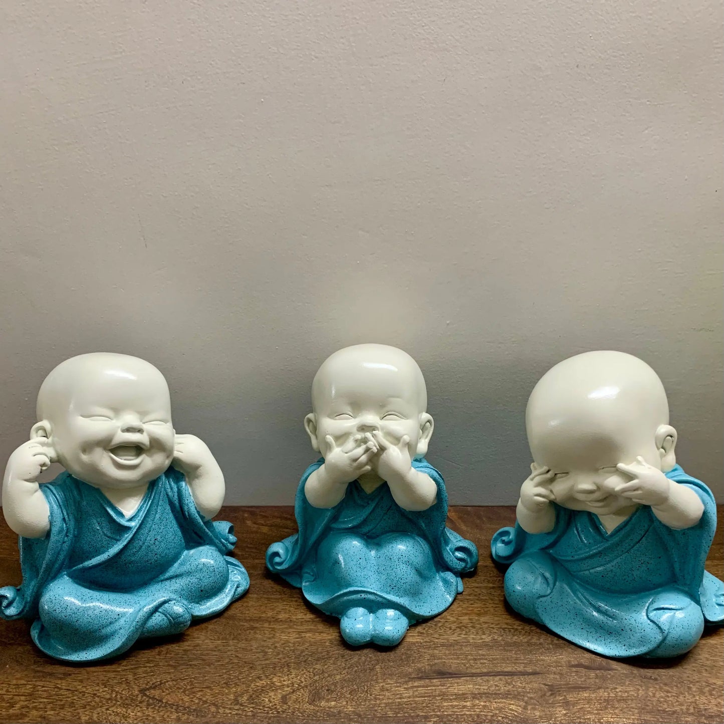 Laughing Buddha figurines
