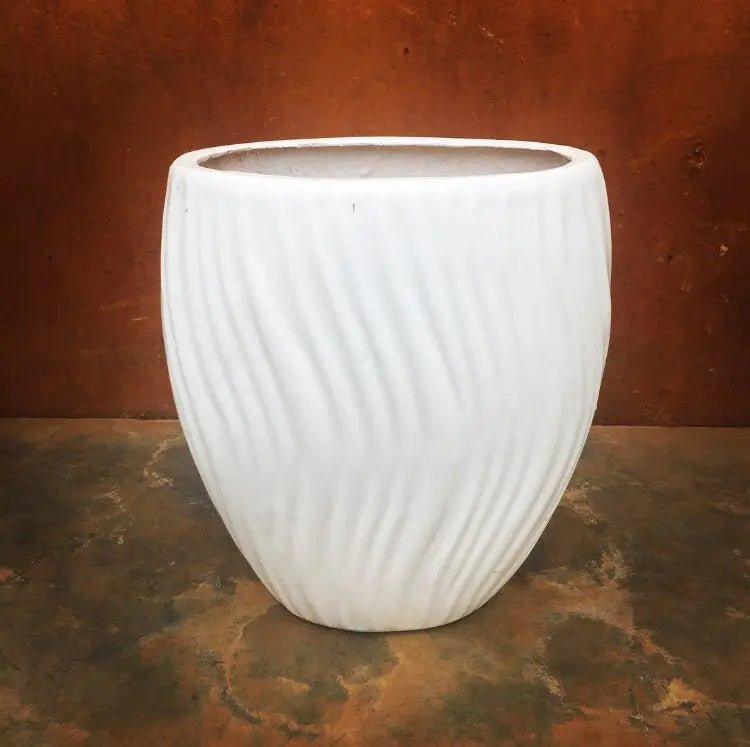 Oval wave planter - The Plant Shop