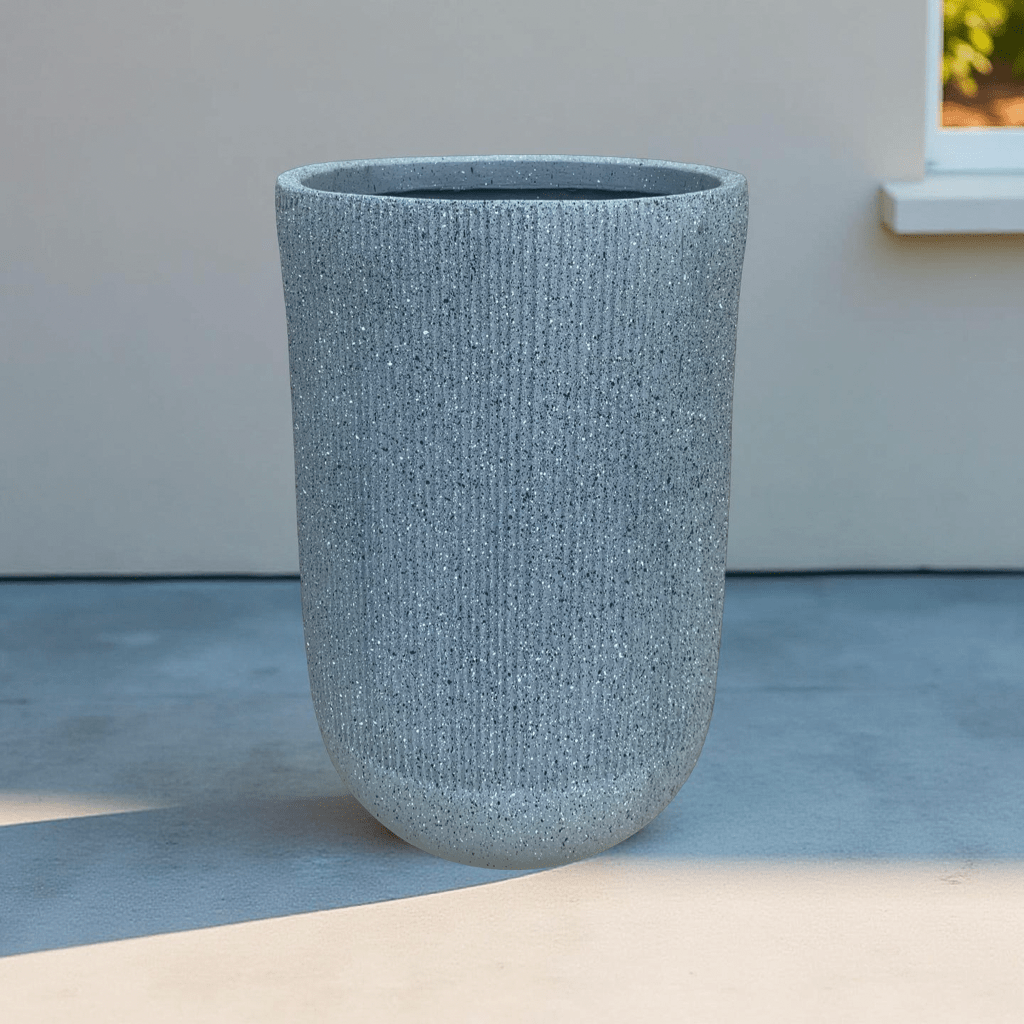 Striped Planter - Minimalist Decor - Flower Pot - The Plant Shop