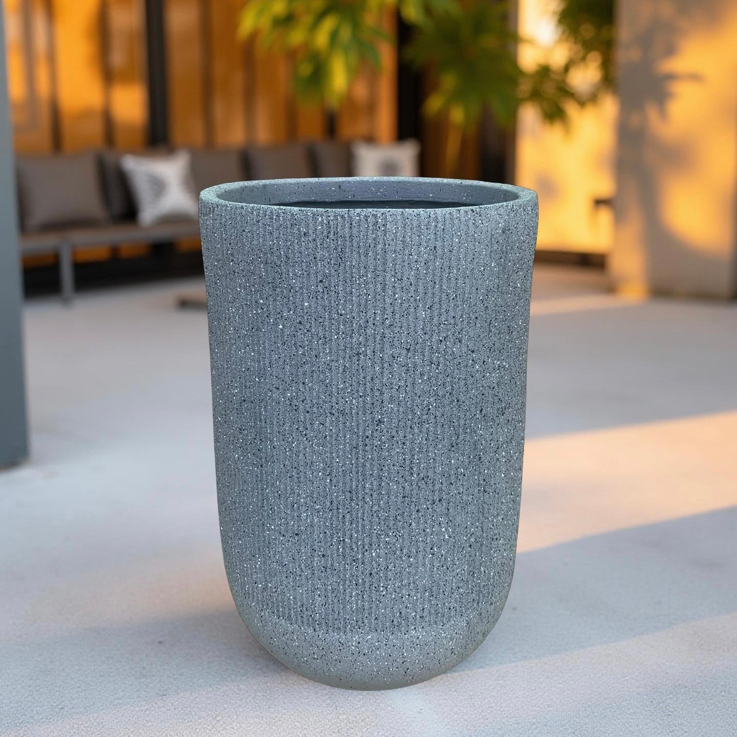 Striped Planter - Minimalist Decor - Flower Pot - The Plant Shop