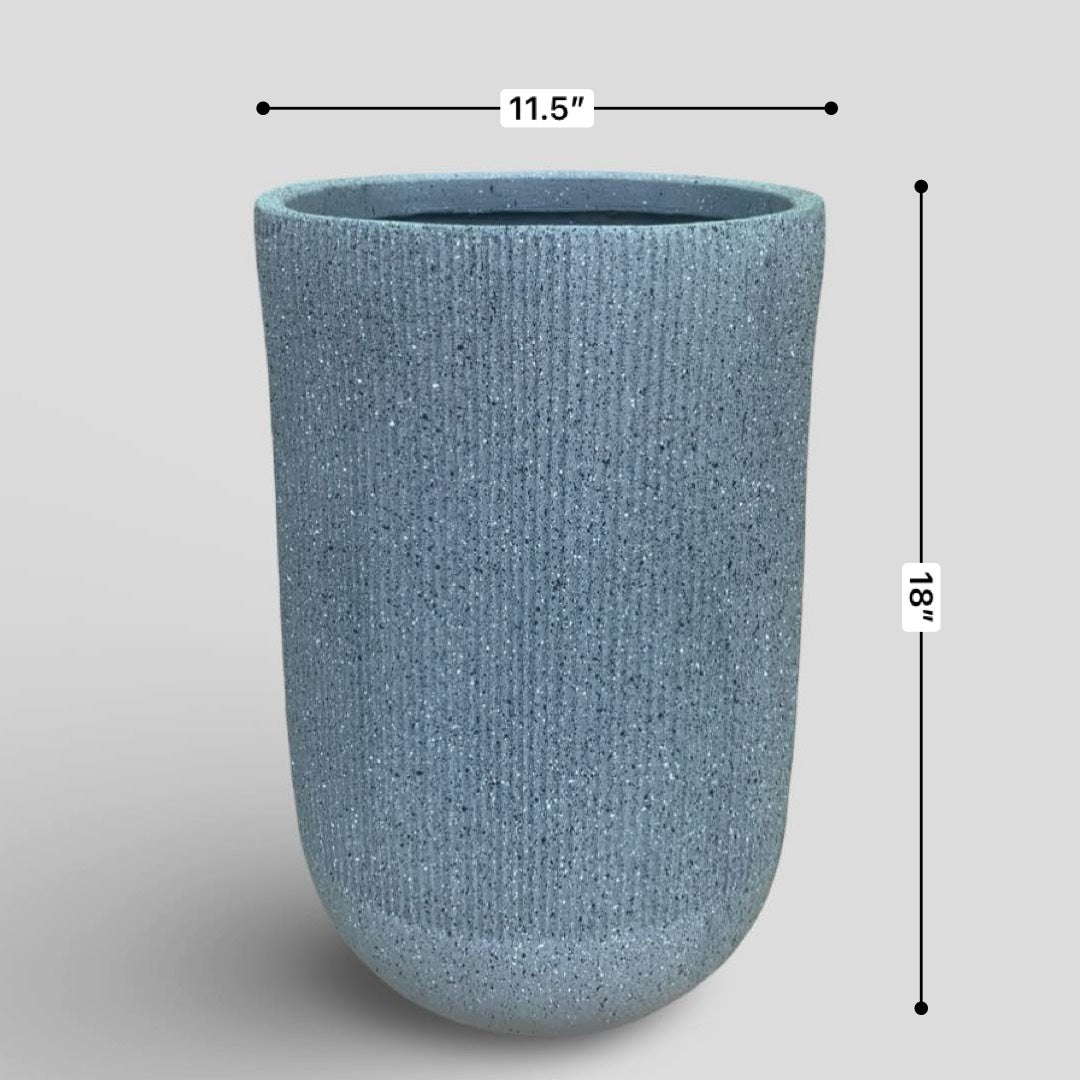Striped Planter - Minimalist Decor - Flower Pot - The Plant Shop