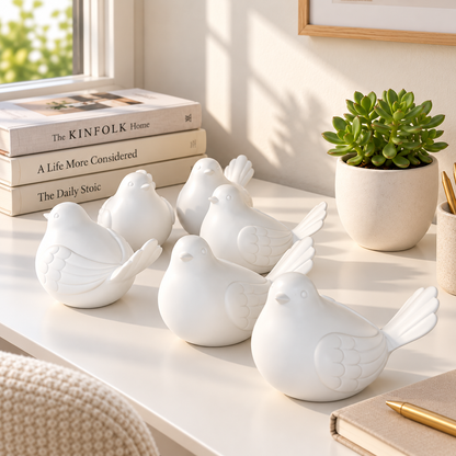 Garden accessories white Dove