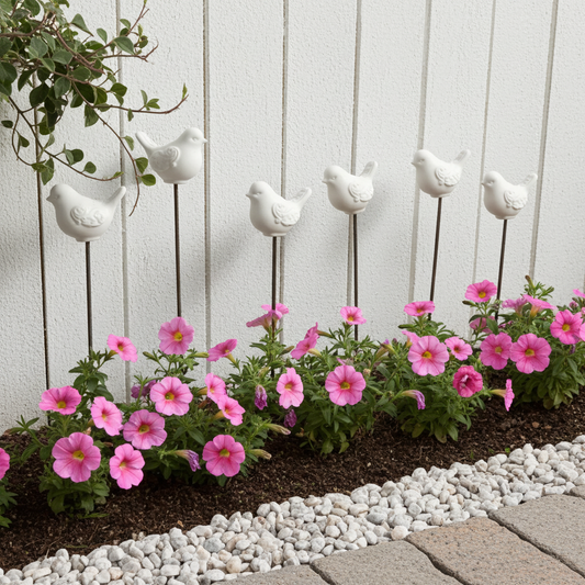 Garden bird stick