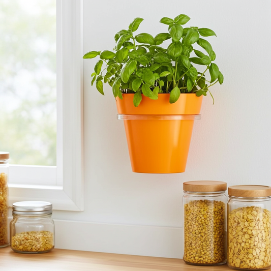 kitchen garden wall planters