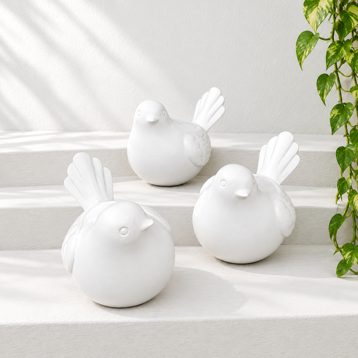 Garden accessories white Dove