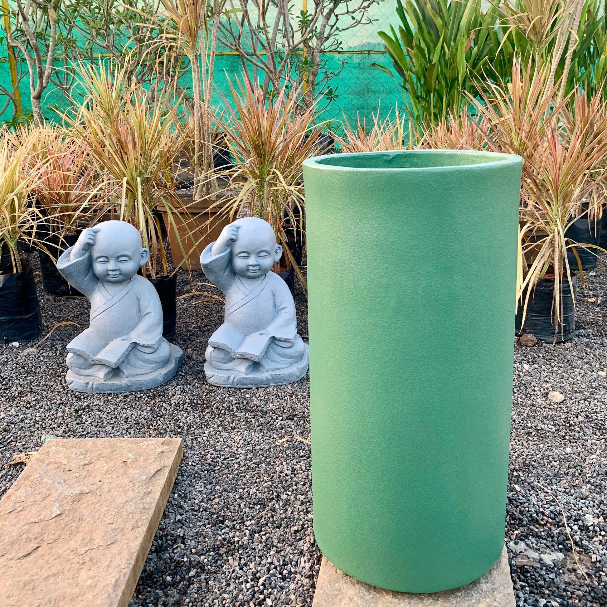 cylinder plant pot Buy tall cylinder planter, flower pot in luxury leather finish. – The Plant Shop