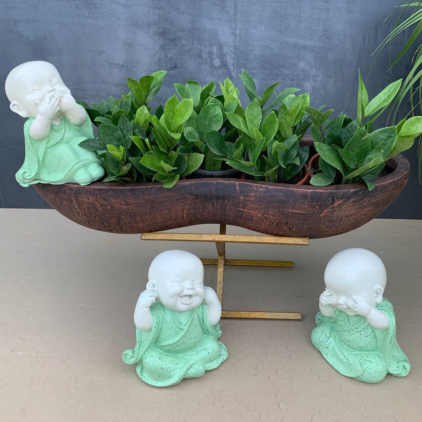 Boat shaped planter pots, indoor decor, plant containers. - The Plant Shop