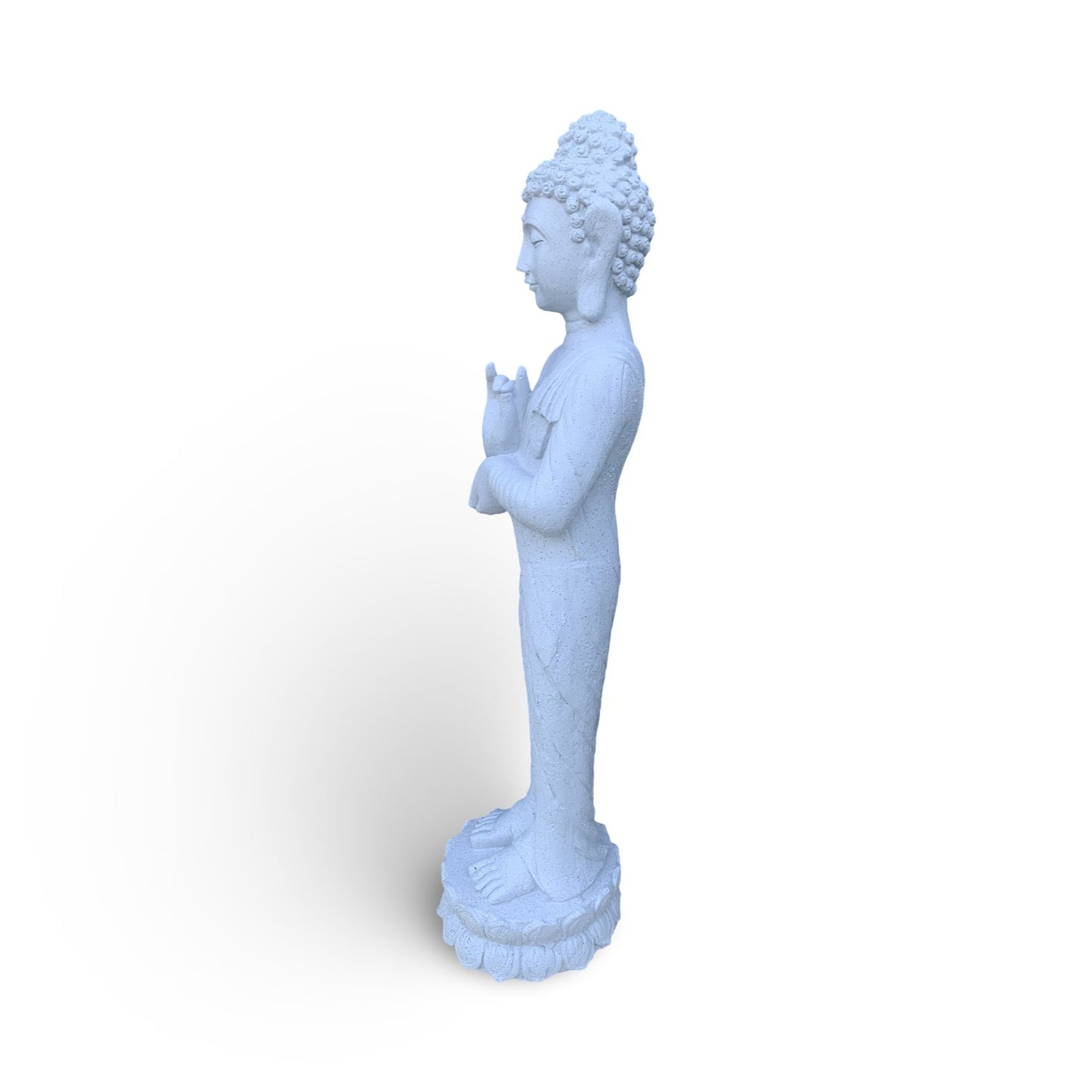 Buddha statue - standing position ideal for home and garden decor. - The Plant Shop