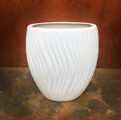 Oval wave planter - The Plant Shop